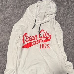 White Ocean City Maryland Hoodie